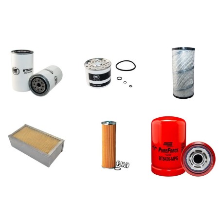 Filter kit for Case (Poclain) 421 B with Perkins Engine