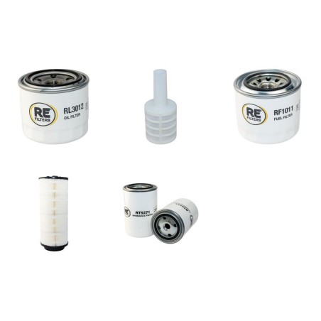 DOOSAN 7/26 E Compressor Filter Service Kit with  Yanmar 3TNV82A Eng