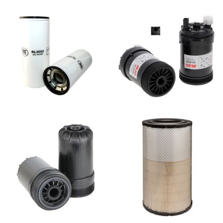 Filter Kit for Doosan 12/254 POWER  with Cummins QSL 9 T4I Engine Year 2015