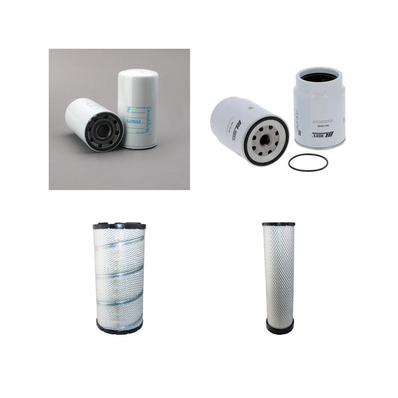 Filter Kit for Doosan DX138  Air Oil Fuel Filters with Daewoo/Doosan Engine Year 2007-