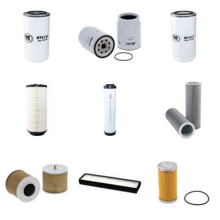 Filter Kit for Doosan DX140LC/LCR/W  with Cummins QSB 4.5 Engine Year 2009-