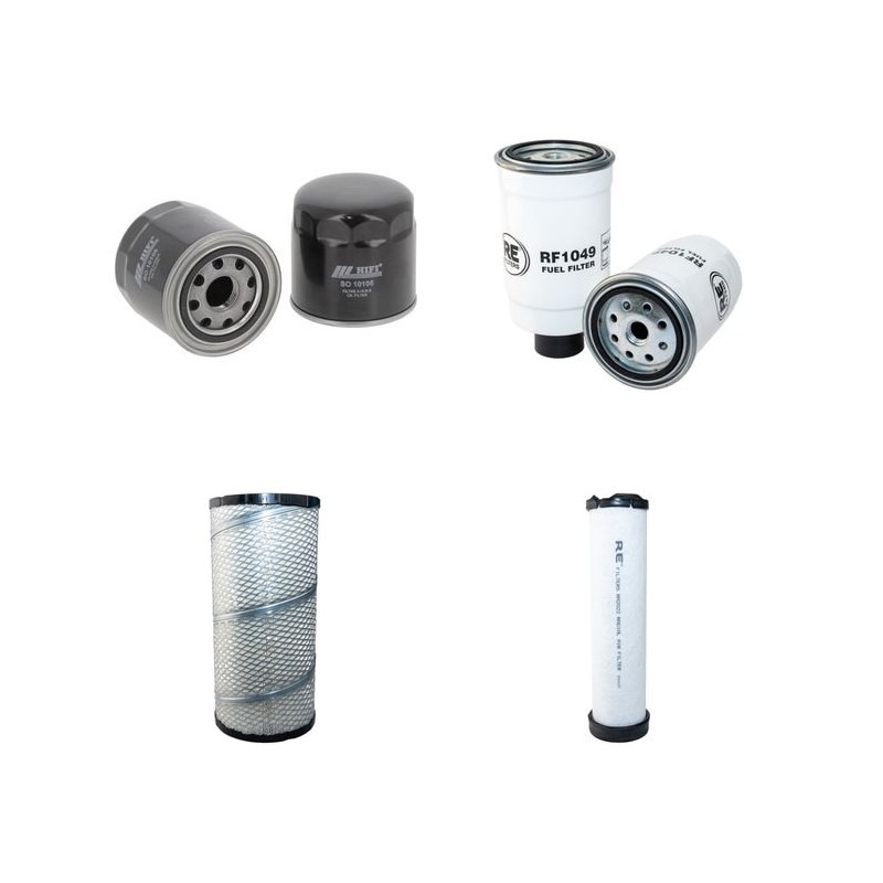 CASE POCLAIN 445 SERIE III Filter Service Kit with Cnh Tieriii Eng 2009-