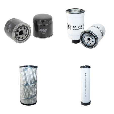 CASE POCLAIN 445 SERIE III Filter Service Kit with Cnh Tieriii Eng 2009-