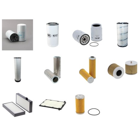 DOOSAN DX 210 W Filter Service Kit w/Daewoo Eng.   YR  2007-