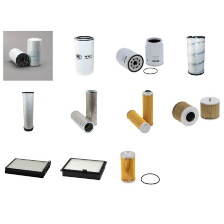 DOOSAN DX 210 W Filter Service Kit w/DOOSAN DL06 Eng.   YR  2011-