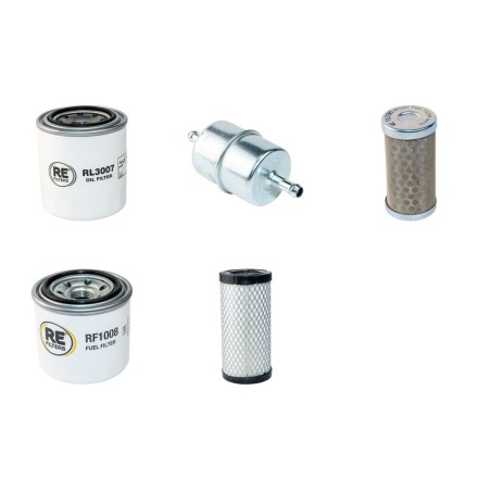 Filter Kit for Doosan LSV9  with Kubota D1105Bg Engine