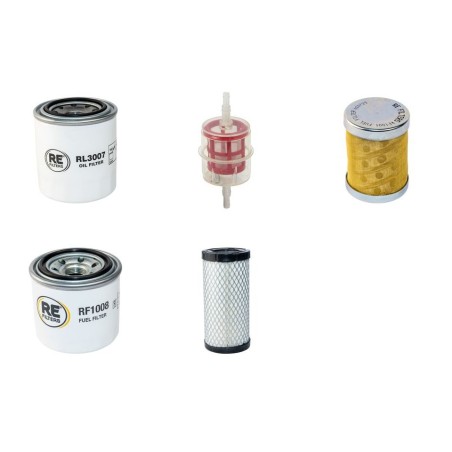 Filter Kit for Doosan R1130F Compressor  with Kubota D1105 Engine Year 2014