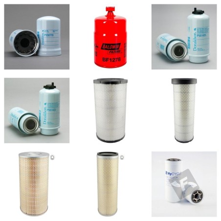 Filter Kit for Doosan R1290F  with John Deere 6068HF285E Engine Year 2011-