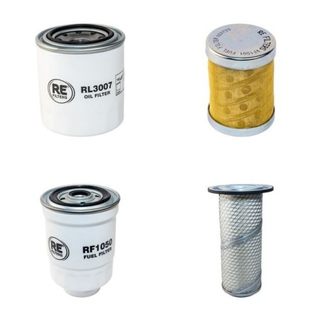 CASE 50 MAXI Filter Service Kit Air Oil Fuel Filters