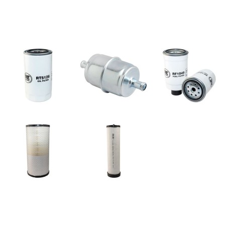 Filter kit for Case 521 D Air Oil Fuel Filters with CNH Engine  YR 2002-