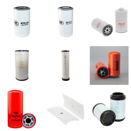 Filter kit for Case Poclain 521 E T3 with Cnh Engine TIER III