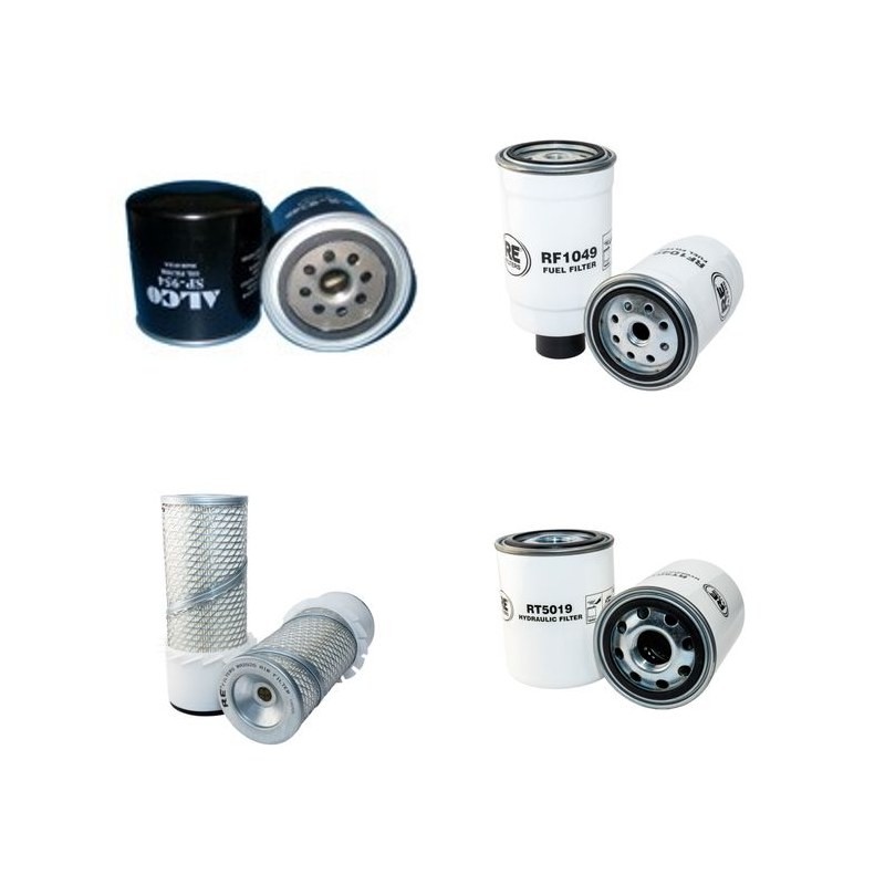Filter kit for Case Poclain 545 with Perkins Serie500 Engine