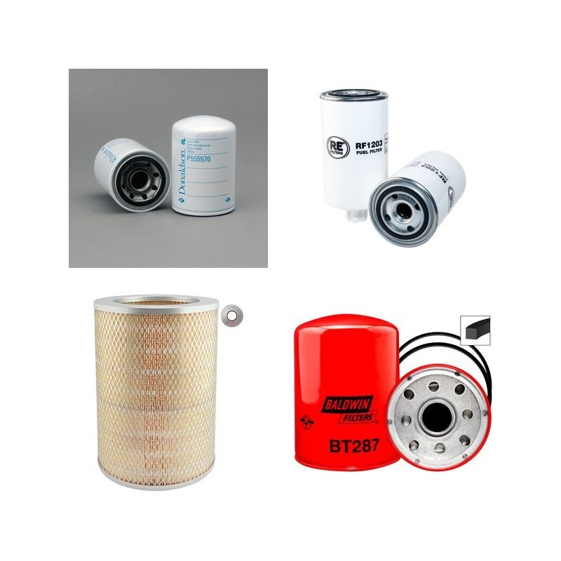 DYNAPAC (WINGET) CA 51S Filter Service Kit w/CATERPILAR D3208 Eng.
