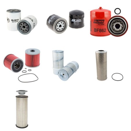 CASE 580 B Filter Service Kit w/CASE G188 Eng.
