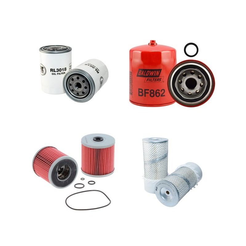 Filter kit for Case 580 B with Case G188 Engine