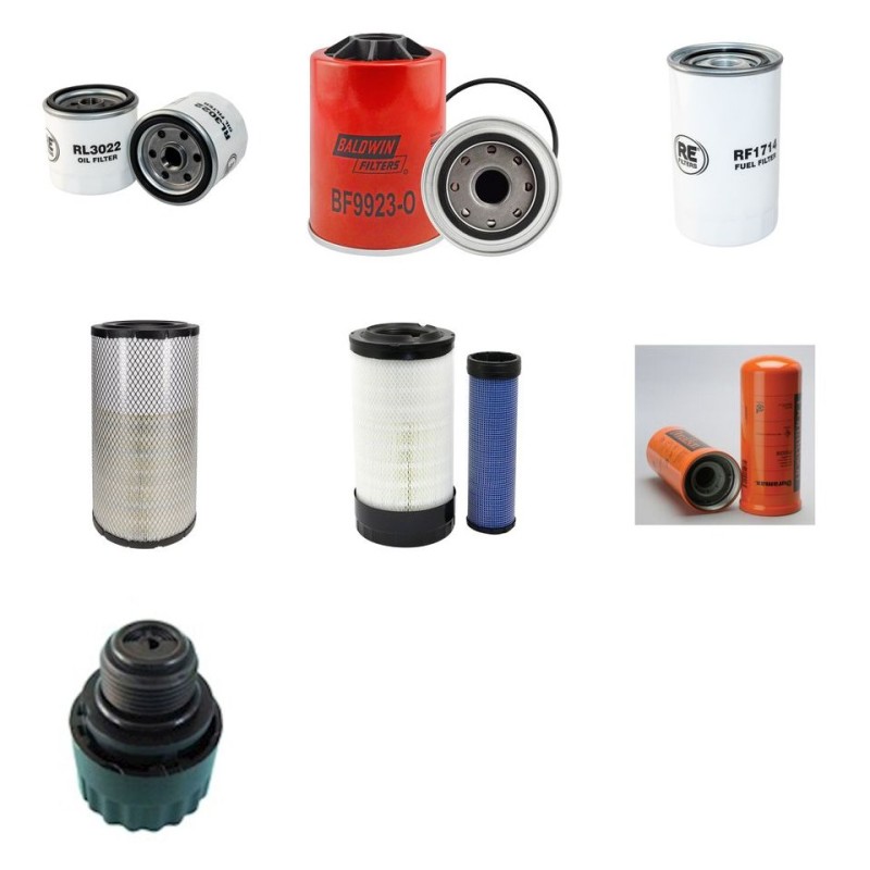 DYNAPAC (WINGET) CA 1500 D Filter Service Kit w/Cummins QSB 3.3 (IIIA/T3) Eng.