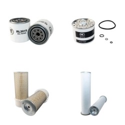 CASE 580G TURBO Filter Service Kit Air Oil Fuel Filters