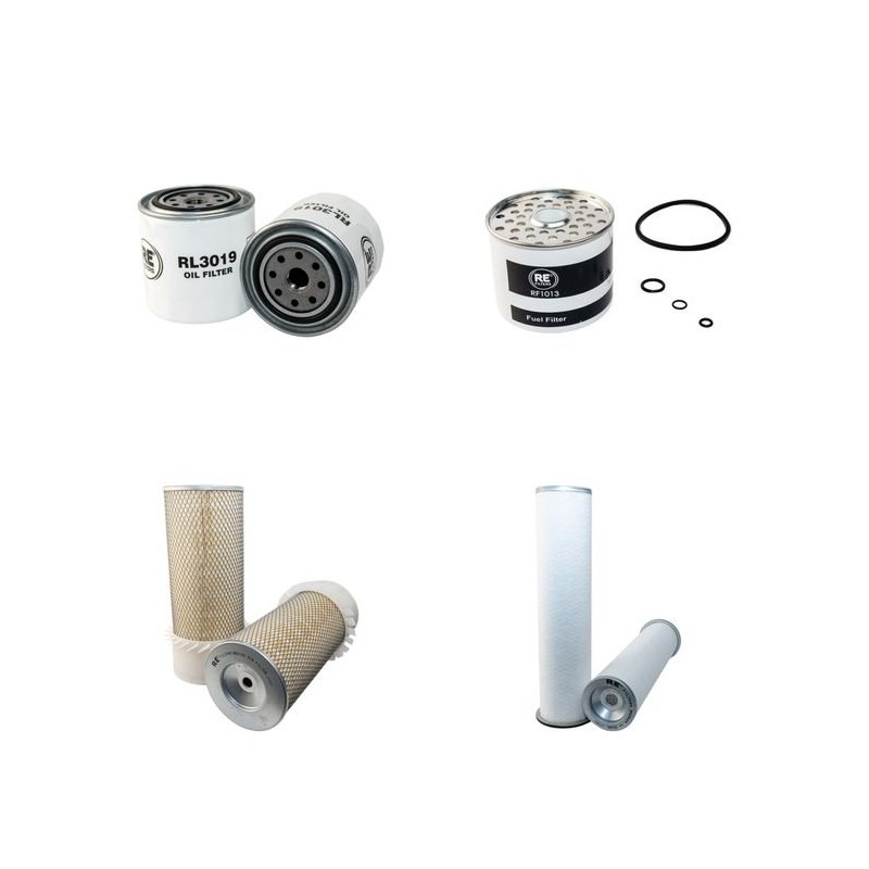CASE 580 G TURBO Filter Service Kit Air Oil Fuel Filters