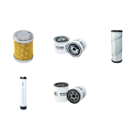 DYNAPAC (WINGET) CC 1000 Filter Service Kit Air Oil Fuel Filters w/Perkins HH8146 Eng.   YR  2004-