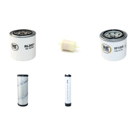 DYNAPAC (WINGET) CC 1200 Filter Service Kit Air Oil Fuel Filters w/Kubota D 1703 Eng.