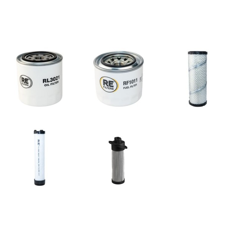 DYNAPAC (WINGET) CC 1200 C Filter Service Kit w/Kubota D 1703 Eng.   YR  2014