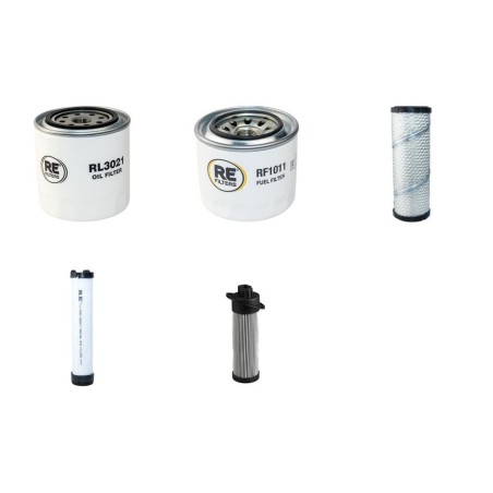 DYNAPAC (WINGET) CC 1200 C Filter Service Kit w/Kubota D 1703 Eng.   YR  2014