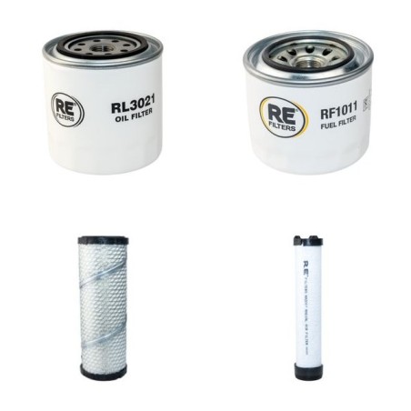 DYNAPAC (WINGET) CC 1200 C Filter Service Kit Air Oil Fuel Filters w/Kubota D 1703 Eng.   YR  2014