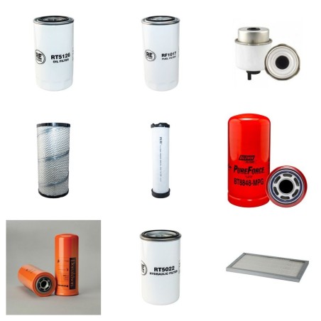 CASE 580 SR 4 PT Filter Service Kit w/CNH  Eng.   YR  2007-