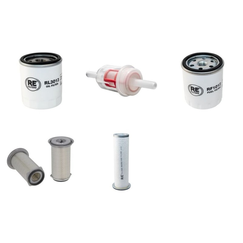 DYNAPAC (WINGET) F 6 C Filter Service Kit Air Oil Fuel Filters w/Deutz TD 2011 L4I Eng.