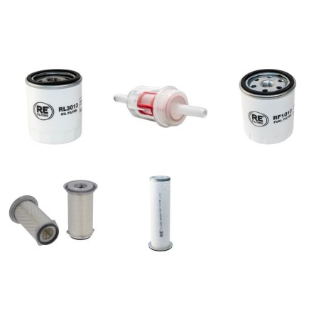 DYNAPAC (WINGET) F 6 C Filter Service Kit Air Oil Fuel Filters w/Deutz TD 2011 L4I Eng.