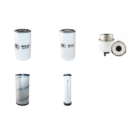 CASE 580 SR 4 PT Filter Service Kit Air Oil Fuel Filters w/CNH  Eng.   YR  2007-
