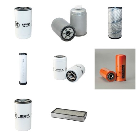 Filter kit for Case 580 SR-2 with CNH 445/TM Engine  YR 2005-