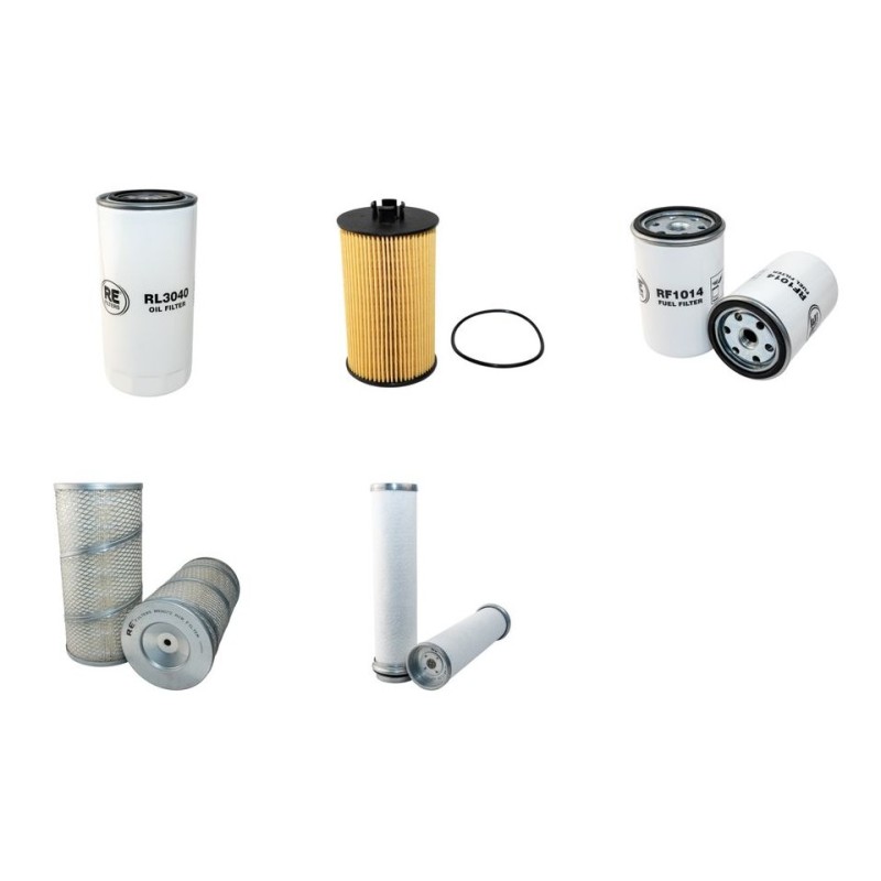 DYNAPAC (WINGET) F 8 W Filter Service Kit Air Oil Fuel Filters w/Deutz BF4M1012 Eng.