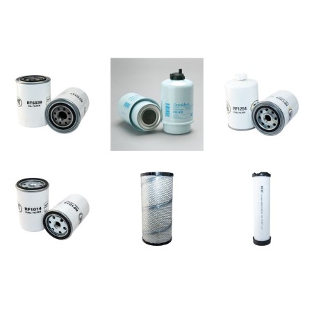 Filter kit for Case (Poclain) 588 Air Oil Fuel Filters with Case 4T390 Engine