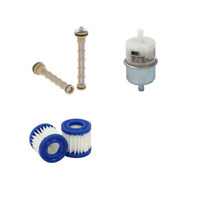 DYNAPAC (WINGET) LG 160 Diesel Filter Service Kit w/HATZ 1B20 Eng.