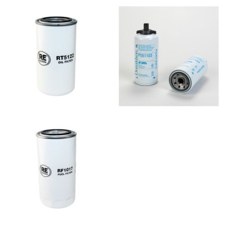 DYNAPAC (WINGET) MF 2500 CS Filter Service Kit w/Cummins Qsb 6.7-C260 Eng.