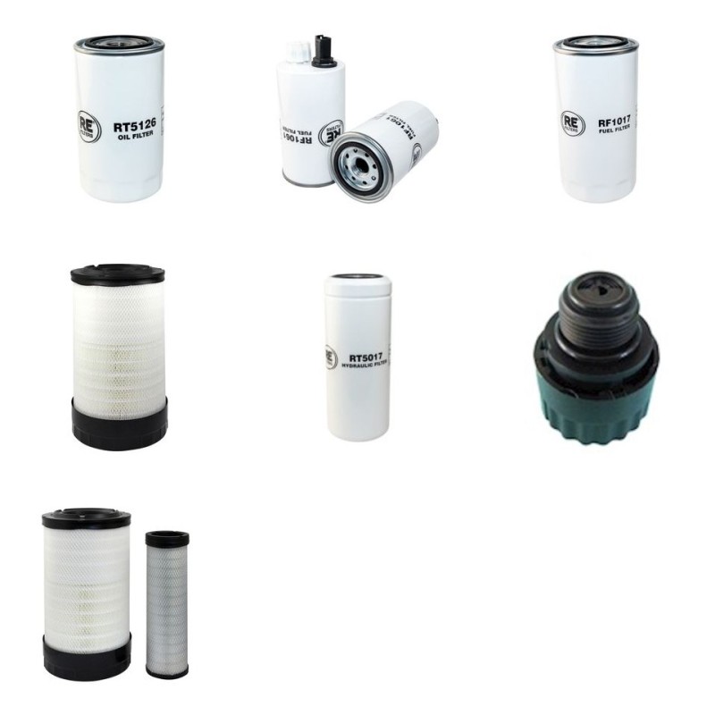 DYNAPAC (WINGET) SCA 260D  Filter Service Kit w/Cummins QSB 6.7C Eng. SN   78220259- YR  2009-