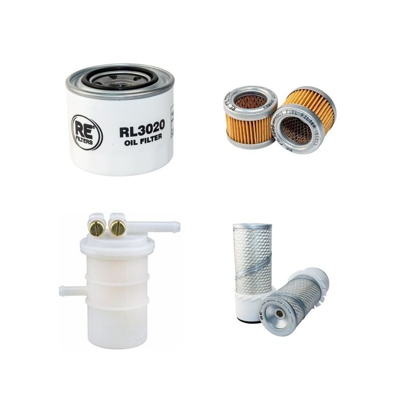 DYNAPAC (WINGET) VD 35 Filter Service Kit Air Oil Fuel Filters w/Mitsubishi Eng.