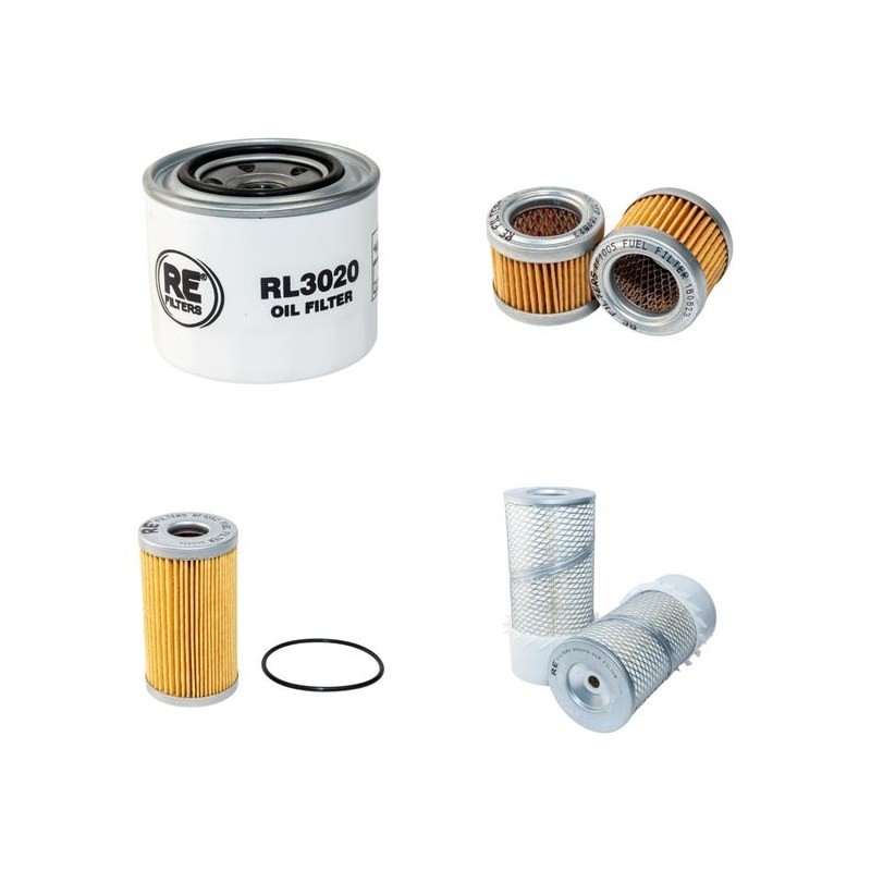 DYNAPAC (WINGET) VD 45 Filter Service Kit Air Oil Fuel Filters w/Mitsubishi Eng.