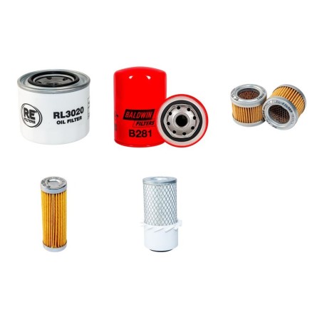 DYNAPAC (WINGET) VD 151 Filter Service Kit w/Mitsubishi Eng.