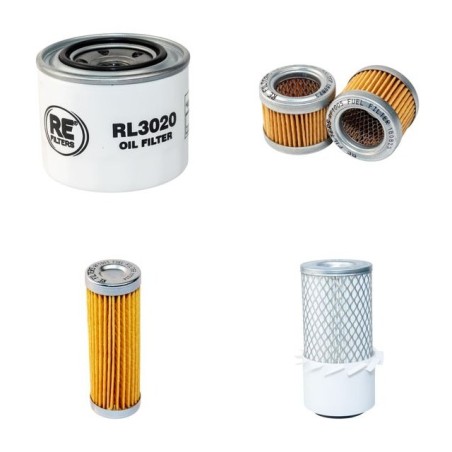 DYNAPAC (WINGET) VD 151 Filter Service Kit Air Oil Fuel Filters w/Mitsubishi Eng.