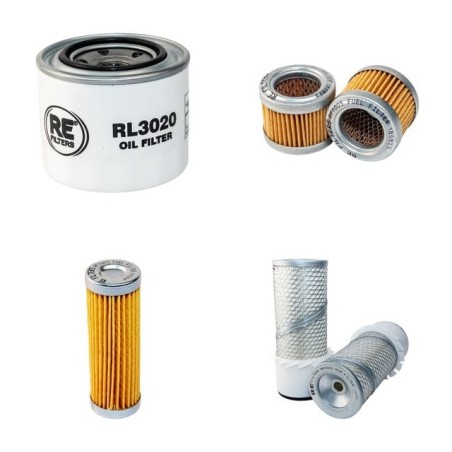 DYNAPAC (WINGET) VD 351 Filter Service Kit Air Oil Fuel Filters w/Mitsubishi Eng.
