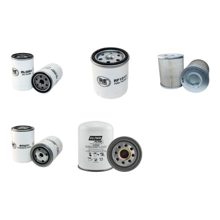 ECOAIR F 47 Compressor Filter Service Kit w/ Deutz F3L1011 Eng.