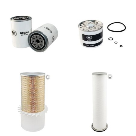 EDER 815 Filter Service Kit Air Oil Fuel Filters w/Perkins 4.236 Eng.