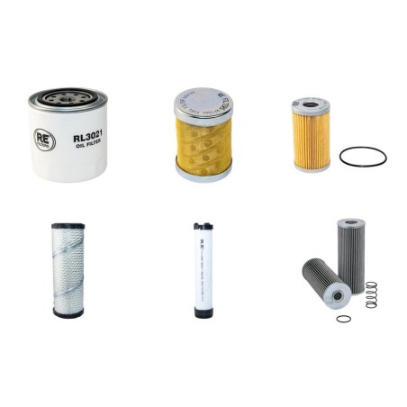 EUROCOMACH ES 35 ZT Filter Service Kit w/Kubota D 1503M Eng.