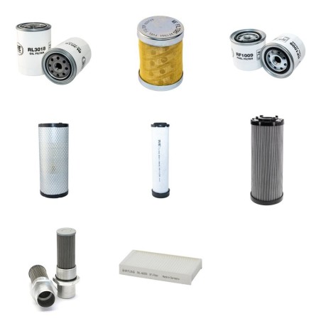 EUROCOMACH ES 50 ZT Filter Service Kit w/Kubota V 2607-DI Eng.