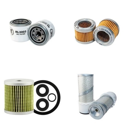 EUROCOMACH ES 150 Filter Service Kit Air Oil Fuel Filters w/ISUZU Eng.