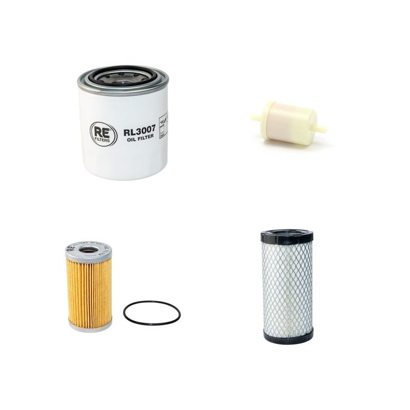 EUROCOMACH ES 180 SR Filter Service Kit Air Oil Fuel Filters w/Kubota D 1105 Eng.