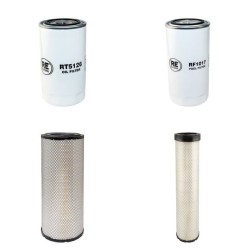 CASE 621 E Filter Service Kit Air Oil Fuel Filters w/CNH  Eng.   YR  2009-
