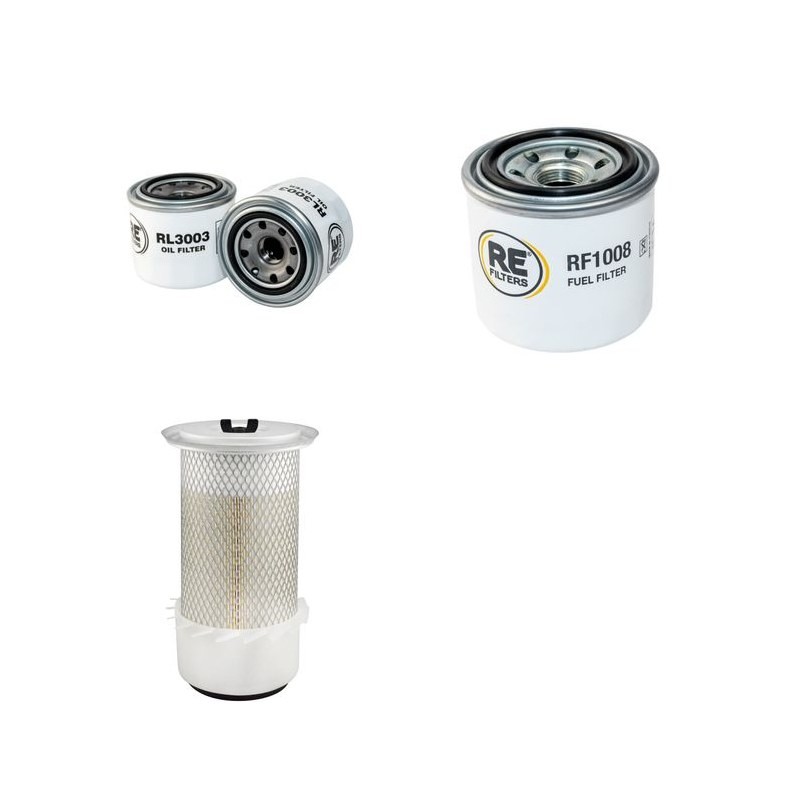 EUROCOMACH ES 500 Filter Service Kit Air Oil Fuel Filters w/ISUZU 4LE1 PA03 Eng.